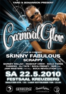 flyer carnival glow 2010 berlin